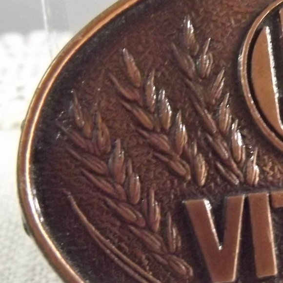 Vintage Vitavax Farm Advertising Belt Buckle - Picture 3 of 8